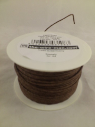 Paper wire 100 m. brandy